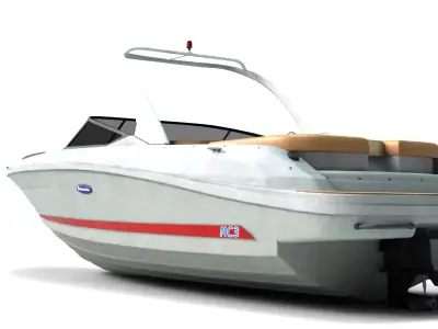 Luxury Boat Premium Performance Modern Design 3D model