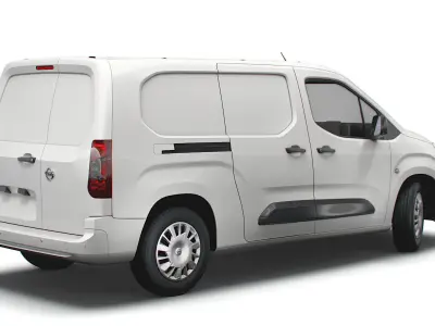 Opel E Combo LWB Limited Edition Van 2022 3D model