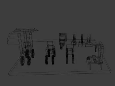 Assetpack wild west Free 3D model