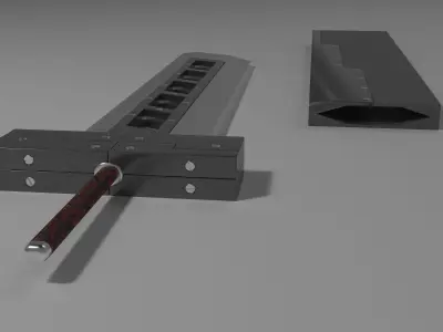 Final Fantasy Buster Sword Free 3D model