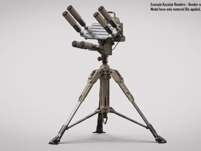 Portable Defense System 3D model
