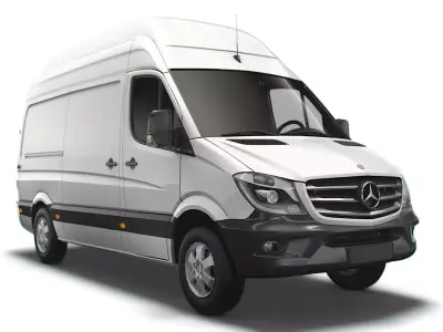 Mercedes Benz Sprinter Cargo Van L2H3 2018 3D model