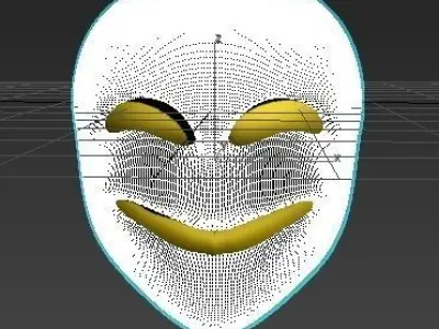 Happy Mask 3D model
