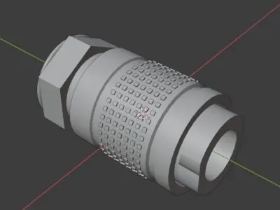 Gas connector 3D model
