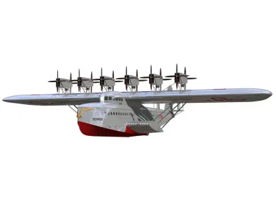 Dornier D ox 3D model