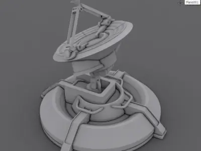 RTS Particle Cannon 3D model