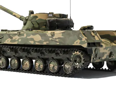 SPH 2S9 Nona 1979 3D model