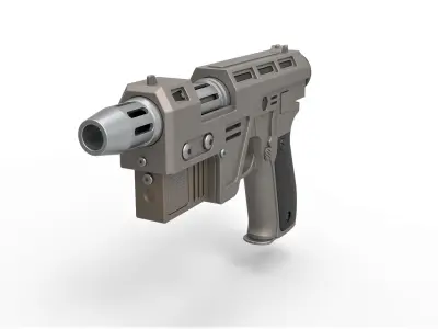 Blaster Pistol Glie-44 from the movie Star Wars The Last Jedi 3D model