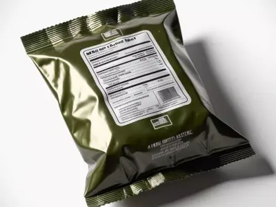 Military MRE Ration Pack 3D model
