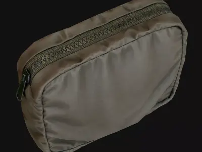 Pouches Low-poly 3D model