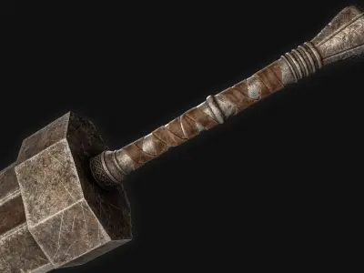 Guts GREATSWORD remastered from Elden Ring Fan Model Low-poly 3D model