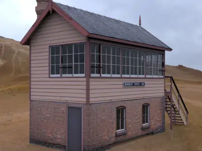 GWR Signal Box 3D model