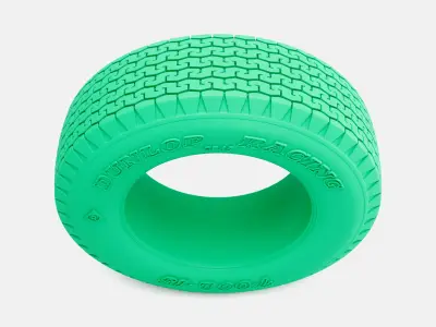 15x8 Dunlop CR65 700L Tire 3D print model