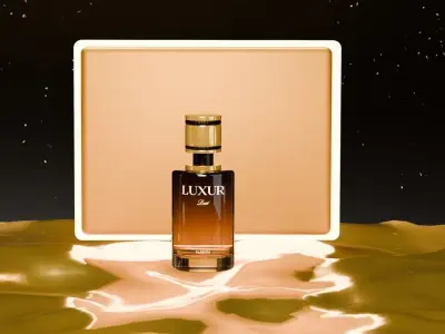 Perfume Template with 1 scene 3D model