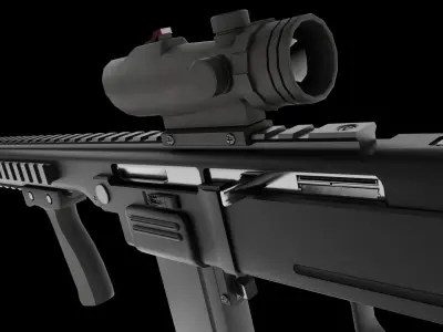 PPSH Modified Free 3D model