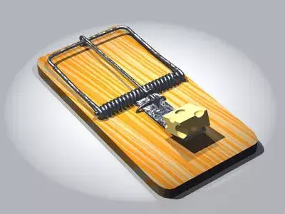 Mousetrap mouse trap 3D model