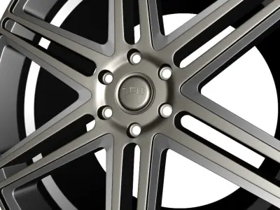 Wheel Custom Model DUB Skillz 3D model