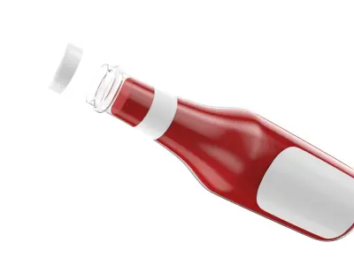 Ketchup Bottle 3D model
