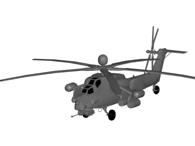 Mil Mi-28 3D model