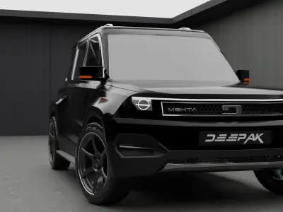 Unique High-Performance SUV 3D Model 3D model