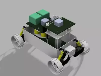 lunar sampling VEHICLE 3D model