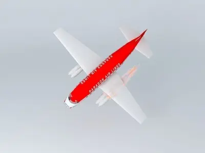 NW-57A-2 Paradox Airlines Flight 3001 Free 3D model