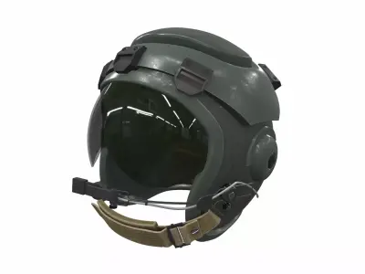 Pilot helmet ja-6 3D model