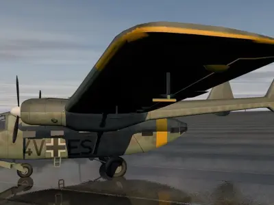 Gotha Go-244 B-1 3D model