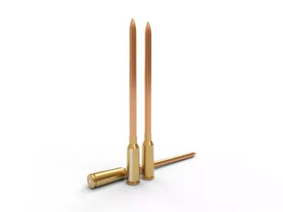 45x40mm Ammo Low-poly 3D model