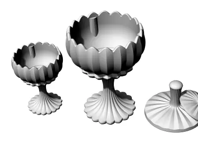 glass DECORE SET 00 Free 3D model