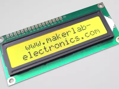 Liquid Crystal Display Screen Component 3D model