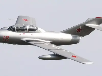 Mikoyan-Gurevich MiG-15 3D model