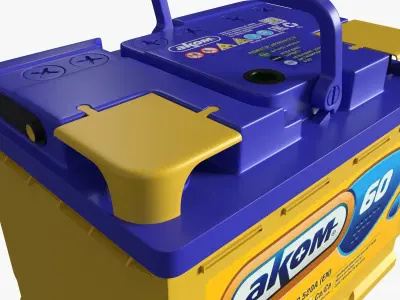 Akom battery 3D model