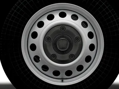 Fiat Scudo 2022 wheel 3D model