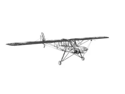 AIRCRAFT STORCH 3D model