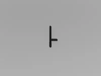 GAME READY POLICE BATON ASSET Free low-poly 3D model