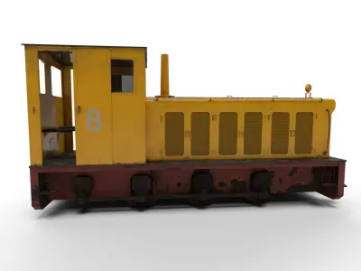 Lori Sugar Mill  Low-poly 3D model