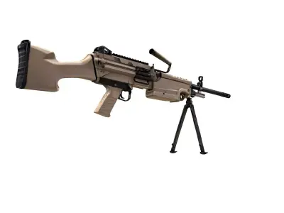 FN M249S weapon 3D model
