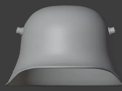 German M16 Stahlhelm Low-poly 3D model