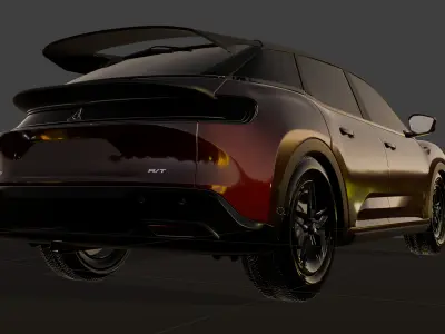 2026 Dodge Journey RT Hurricane i6 Hybrid Free 3D model