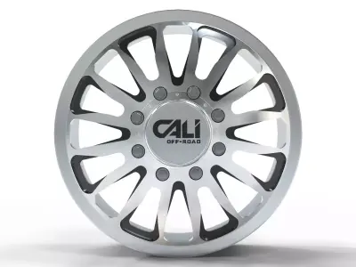 Cali Off Road Dually Front Rims 3D model