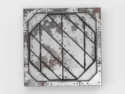 panel sci-fi 08 3D model