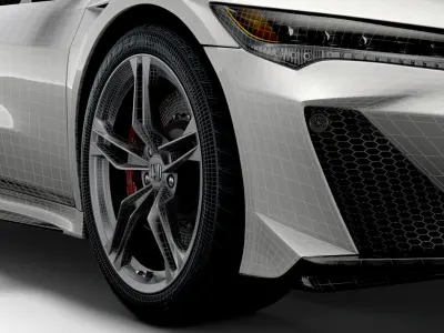 Honda NSX Type S 2022 wheel 3D model
