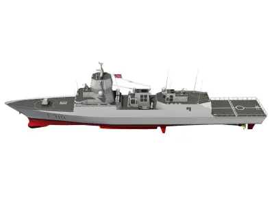 FRIDTJOF NANSEN NORWEGIAN FRIGATE 3D model