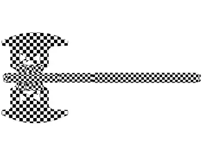 Double Ax  Low-poly 3D model