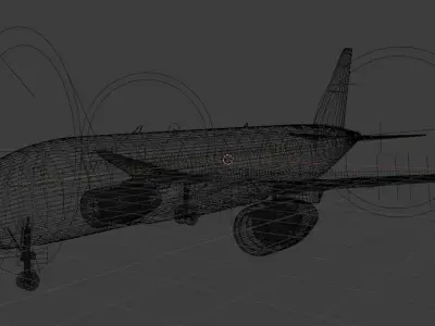 Sukhoi Superjet SSJ100 - Prototype 3 Livery Low-poly 3D model