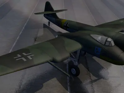 Blohm und Voss Bv-P 194 3D model