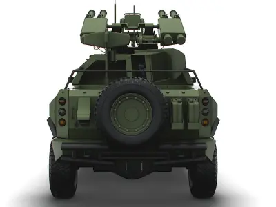 Generic MRAP Tkhir Starstreak 2022 3D model
