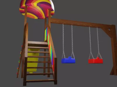 Children Park Free 3D model