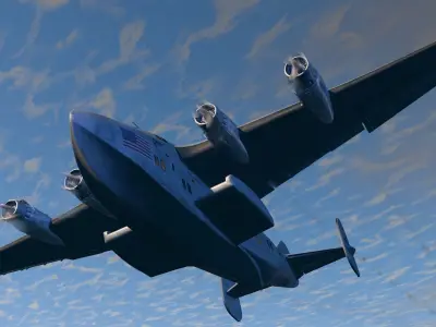 Yankee Clipper Flying Boat 3D model